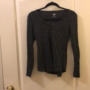 Heather grey long sleeve shirt